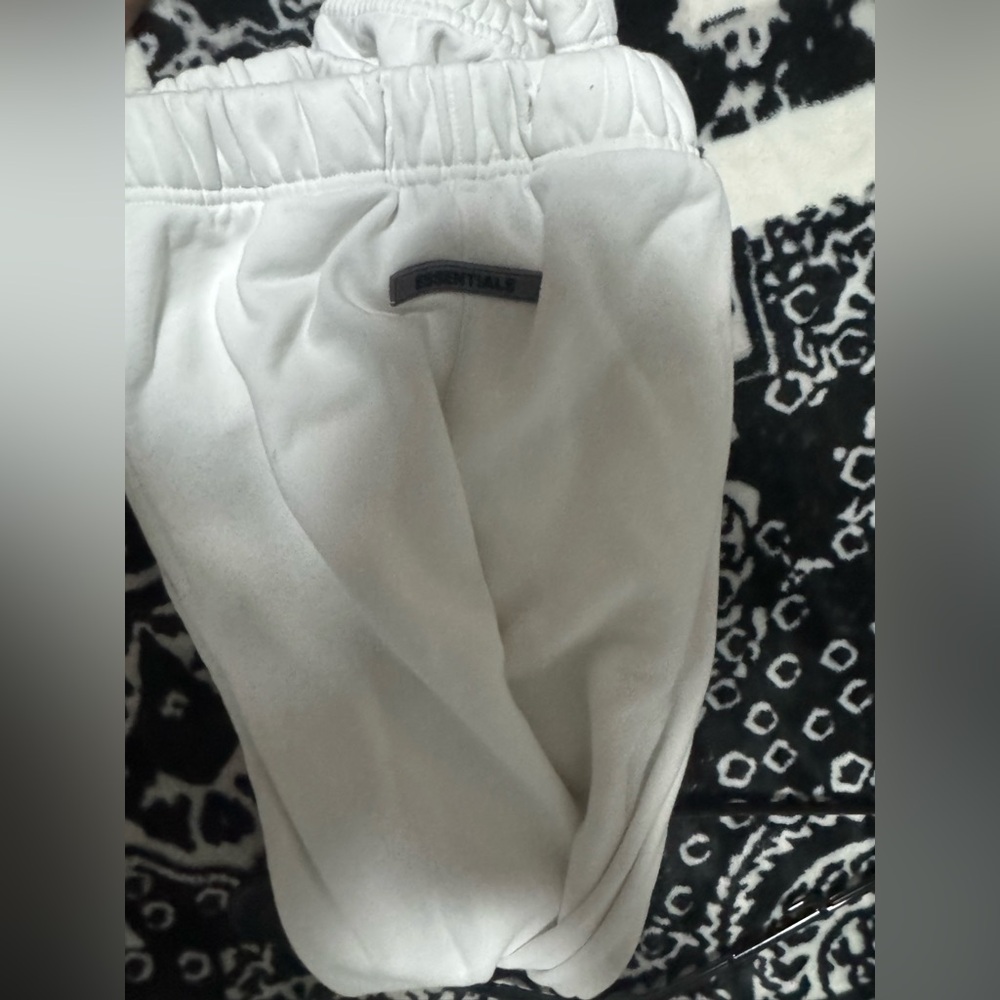 White Essentials Pants